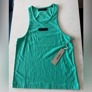 NWT Essentials Turquoise Muscle Tank